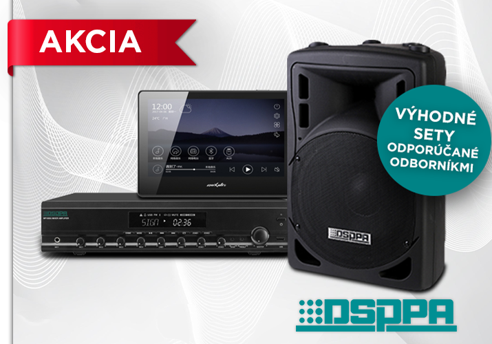 Praktické sety audiotechniky DSPPA za skvelé ceny