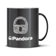 PANDORA MUG mug with Pandora logo